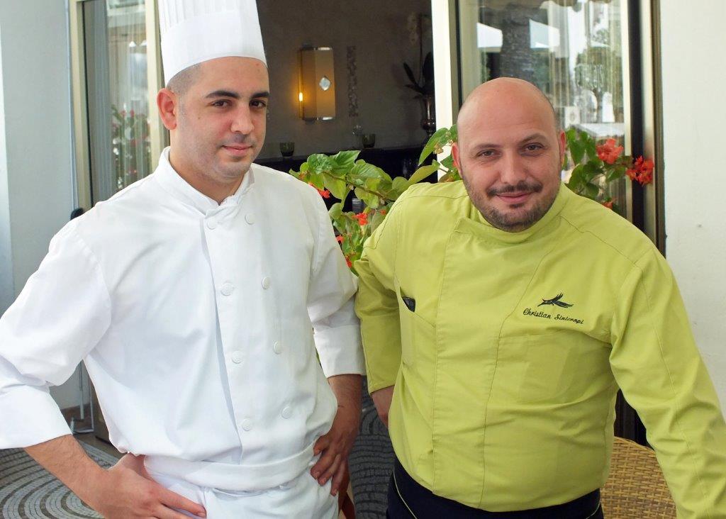Christian Sinicropi et le sous chef du Relais © Alain Angenost