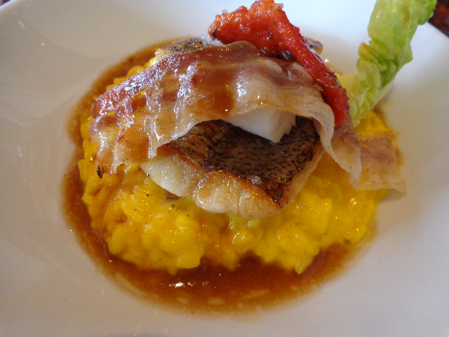 Lieu jaune et risotto © GP