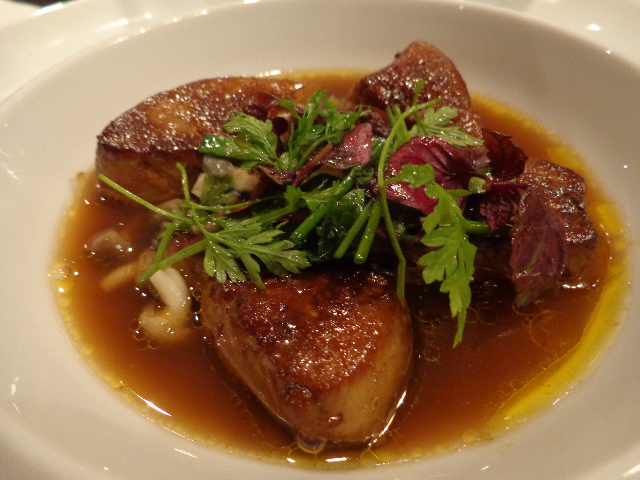 Foie gras et anguille © GP