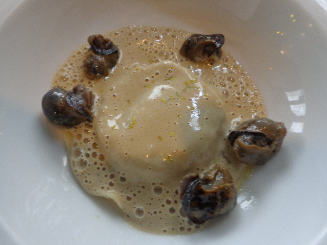 Ravioles de champignons aux escargots © GP