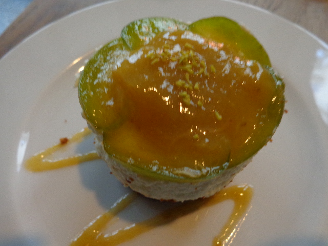 Cheese-cake à la reine-claude © GP