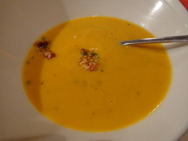 Velouté de potiron au foie gras © GP