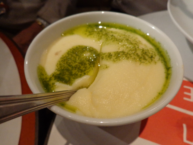 Purée de pomme de terre au basilic © GP
