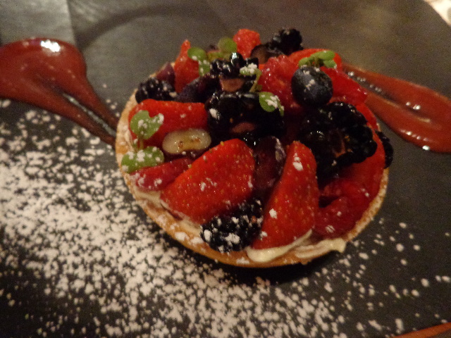 Tarte mousseline aux fruits © GP