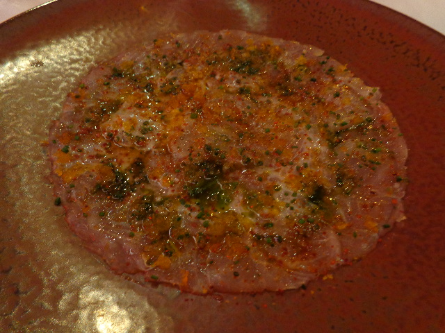 Carpaccio de mérou © GP