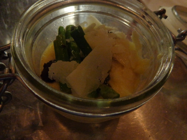 Polenta, truffes, champignons © GP