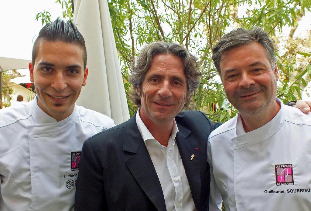 Ludovic Tura( une Table au sud), Gerard Passédat et Guillaume Souriau( l'Epuisette) © AA