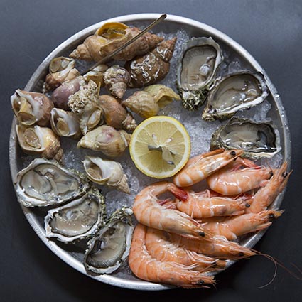 Plateaux de fruits de mer © Maurice Rougemont