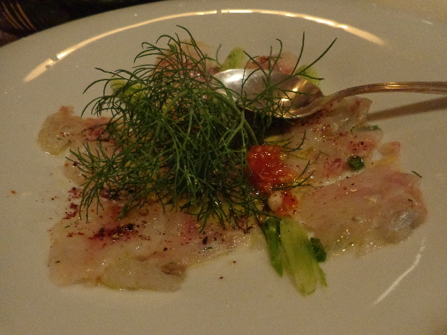 Carpaccio de bar © GP