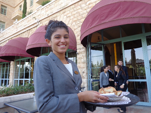 Le service en terrasse © GP