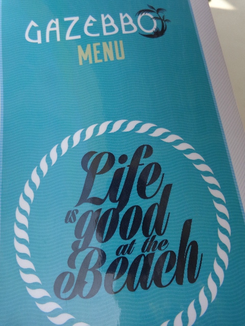 Le menu © GP