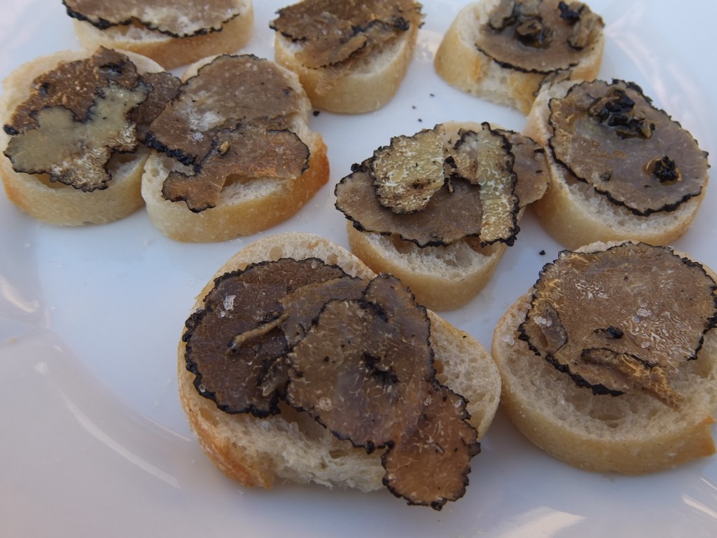Toasts à la truffe © GP