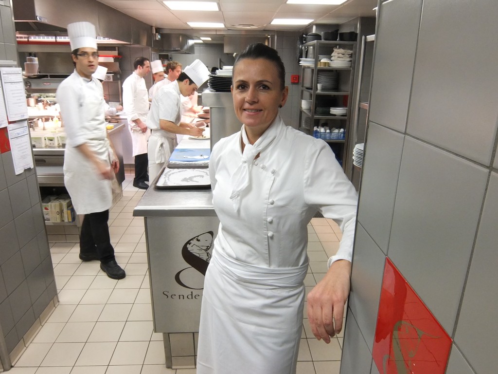 Marie Soria en cuisine © GP