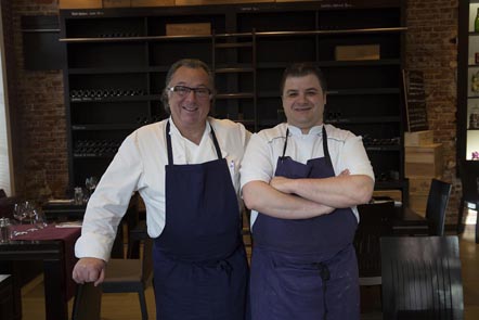 Christian Germain et son chef © Maurice Rougemont