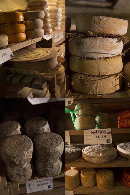 Fromages en cave © Maurice Rougemont