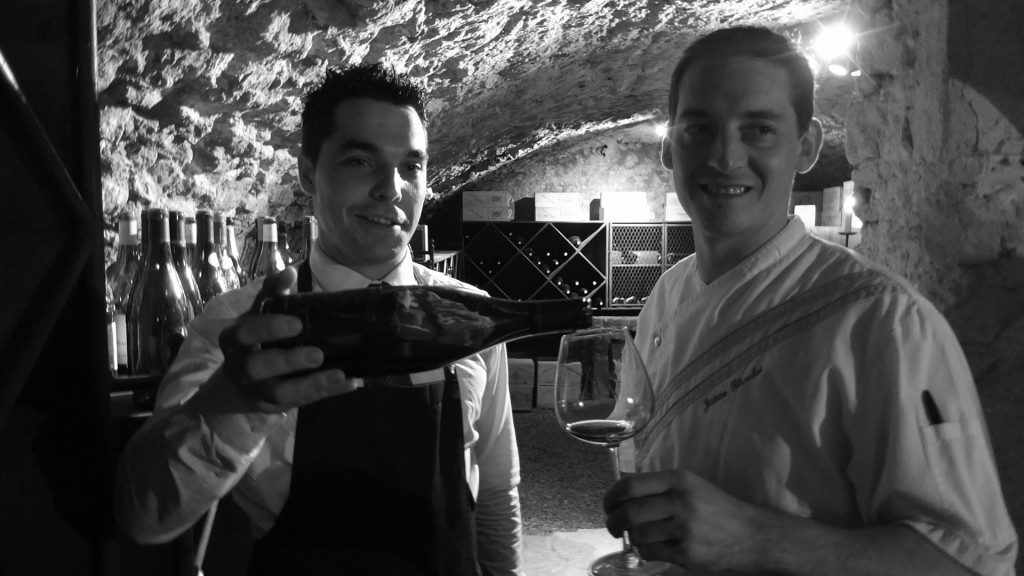 Le sommelier et Jérôme Blanchet © GP