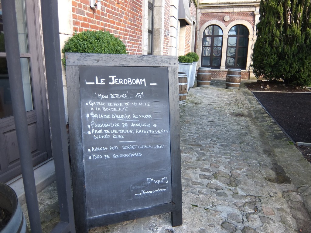 Ardoise du jour © GP