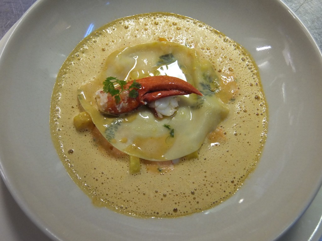 Raviole de homard © GP