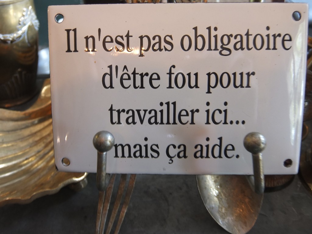 Sur le comptoir © GP