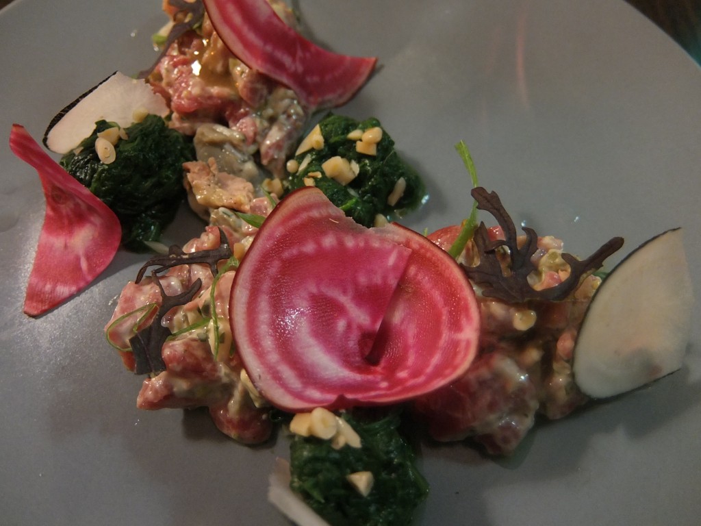Tartare de boeuf aux huîtres © GP