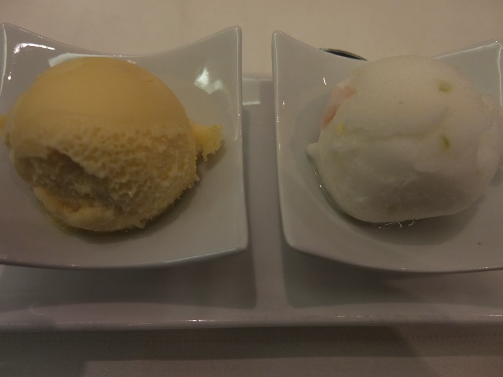 Sorbets mandarine et citron © GP