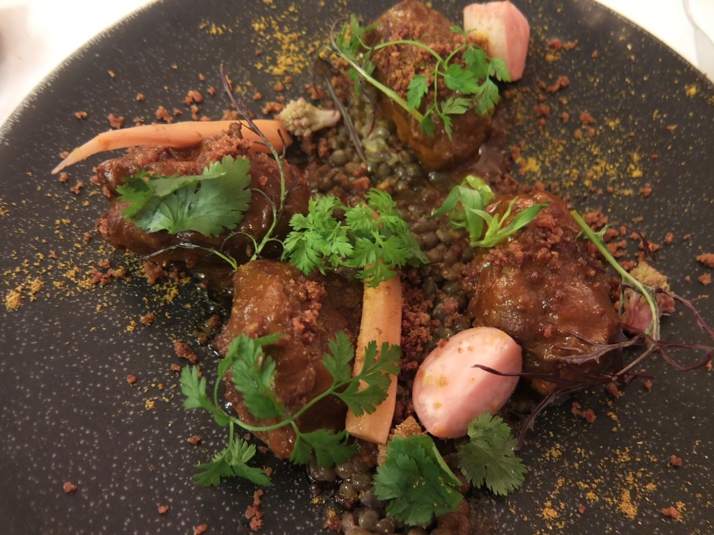 Joue de porc aux lentilles © GP