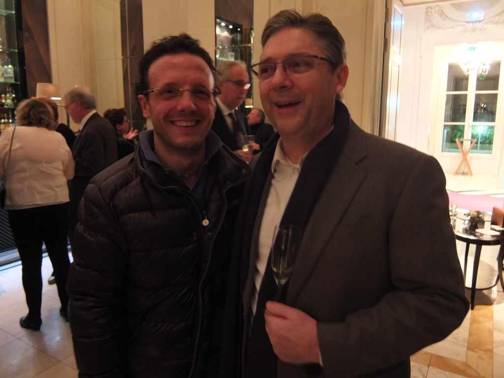Le chef Simone Zanoni et Massimo Mori © GP