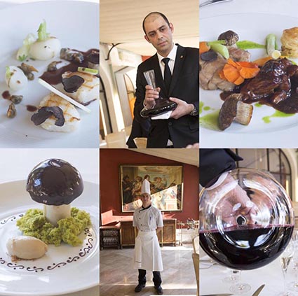 Plats, chef, service © Maurice Rougemont