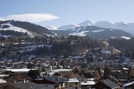 La vue sur Megève © Maurice Rougemont