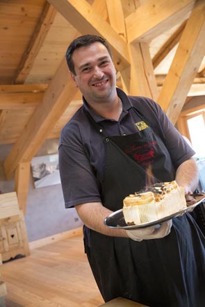 Olivier Bardoux et l'omelette norvégienne © Maurice Rougemont