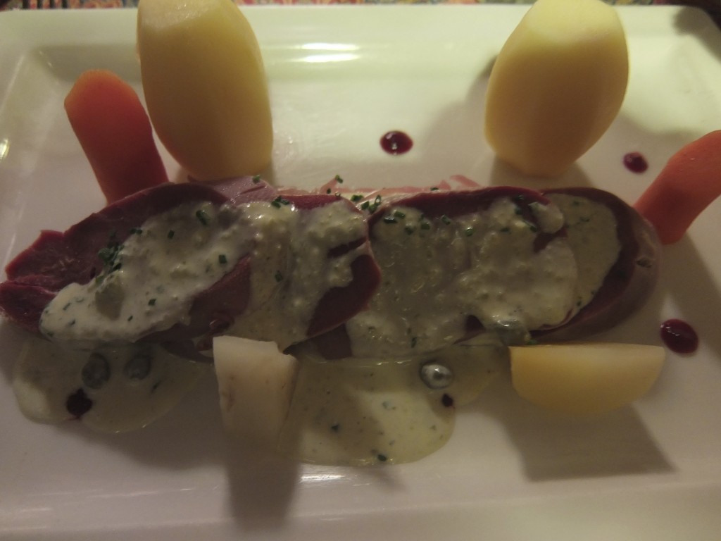 Langue de veau sayce gribiche © GP