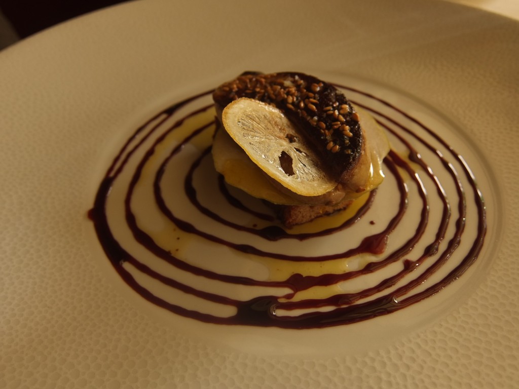 Foie gras chaud au pain d'épices © GP