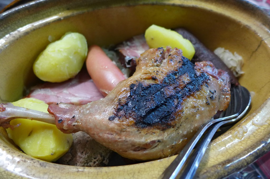 Choucroute au confit de canard © GP