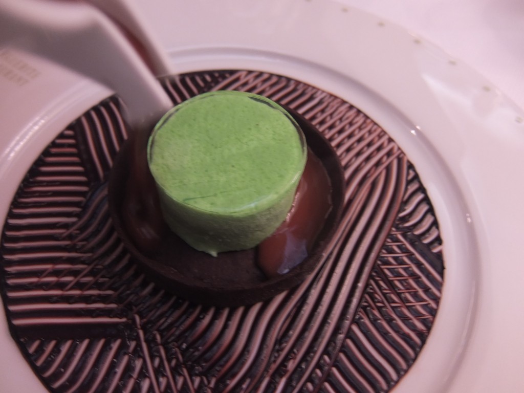 Parfait glacé menthe/chocolat © GP