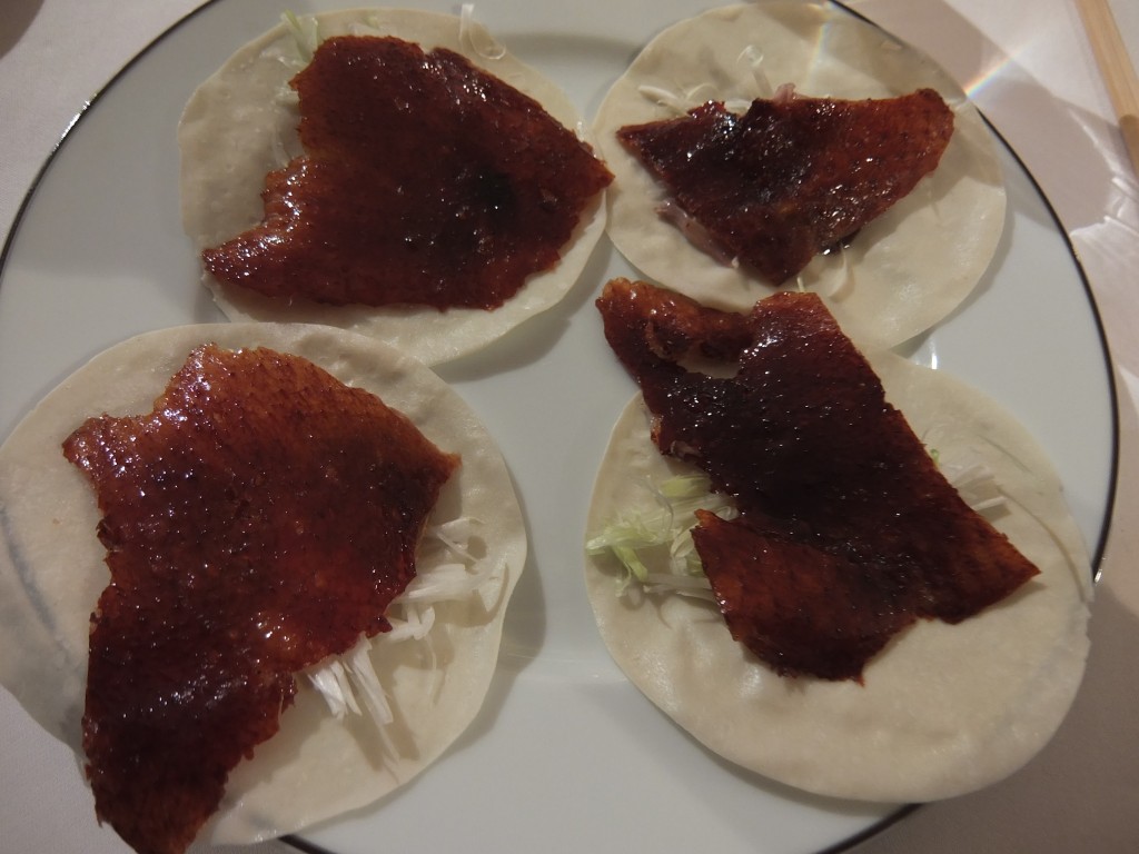 Peau du canard et crêpes © GP