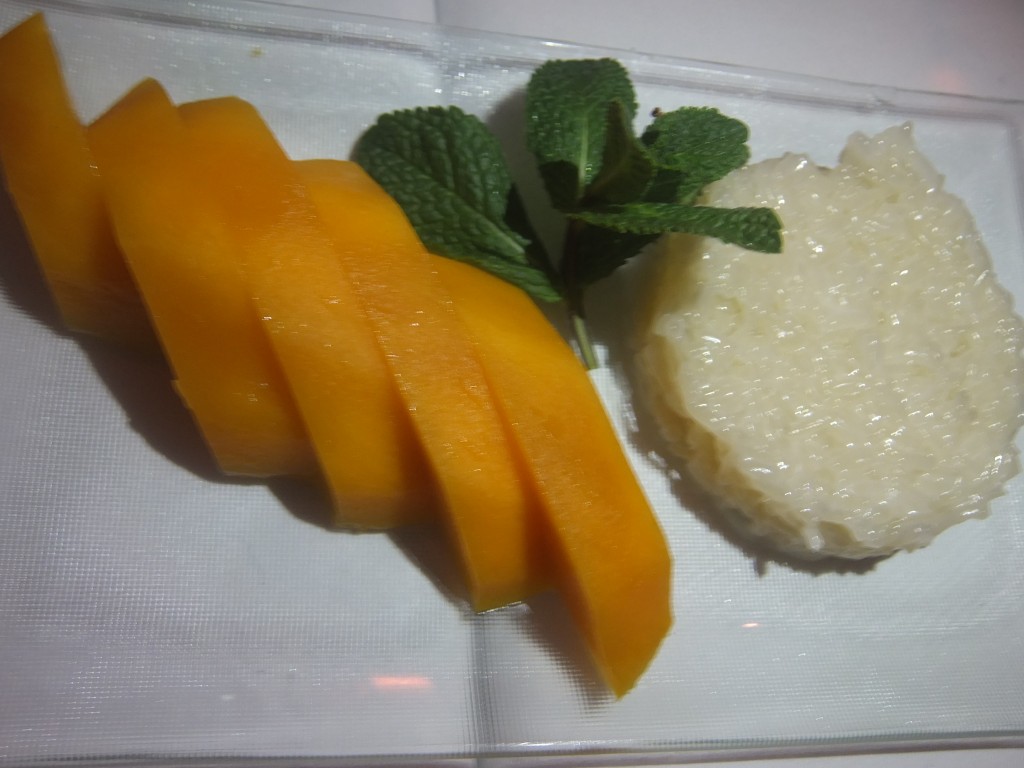 Mangue et riz gluant © GP