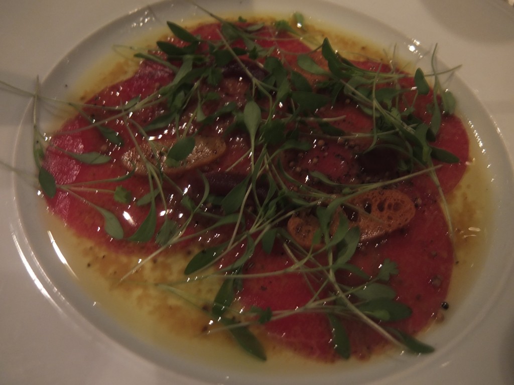 Carpaccio de veau © GP