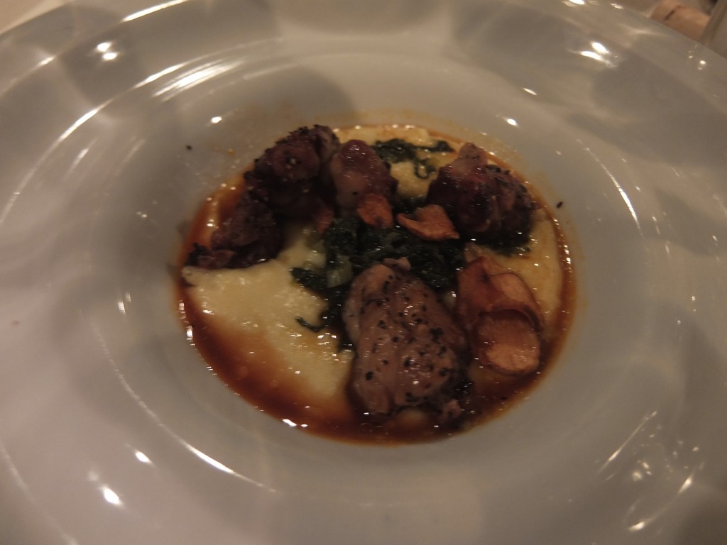 Polenta et ris de veau © GP