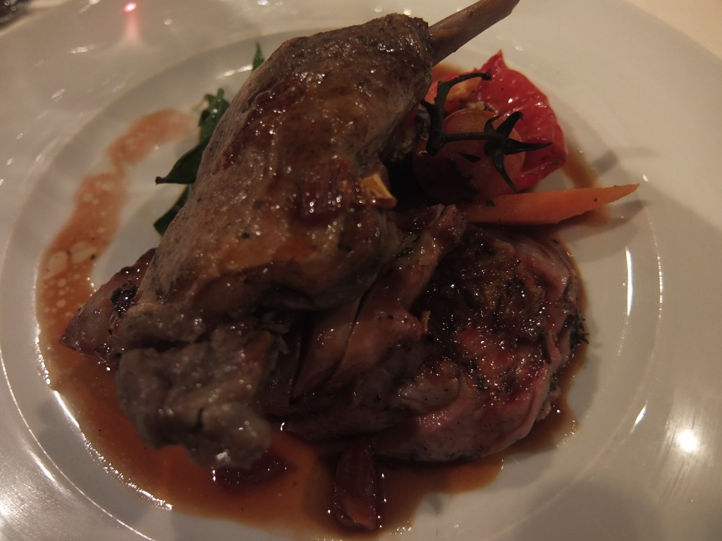 Canard rôti et confit © GP