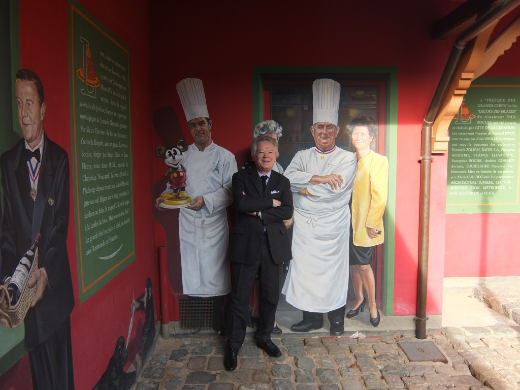 Dans la galerie des chefs © GP