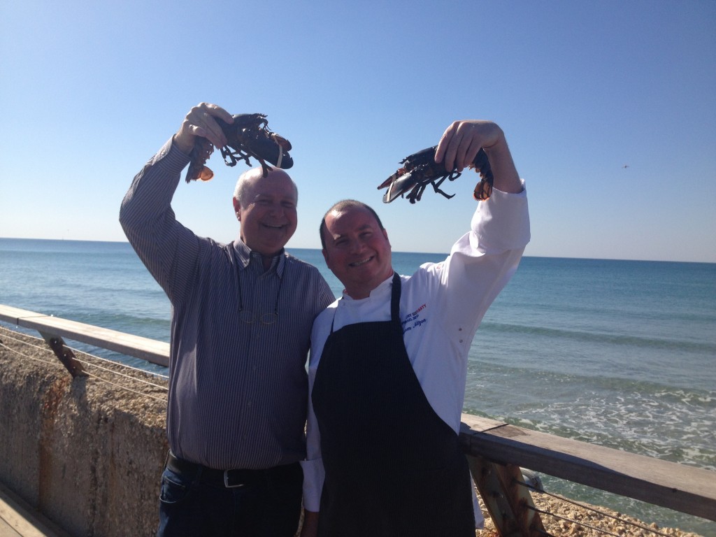 Shalom, Yoram et les homards © GP