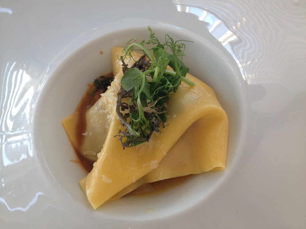 Lasagne de crabe et bisque de homard © GP