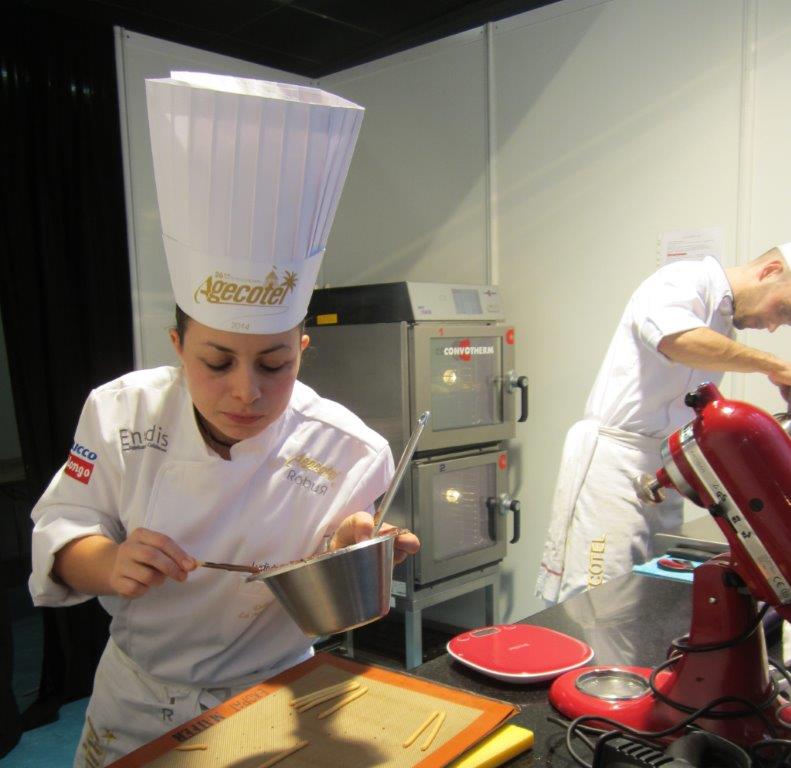 Ludivine Borrelli en pleine action © AA