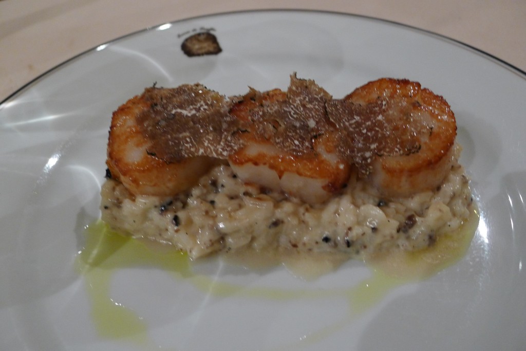 Saint-jacques et risotto © JPE