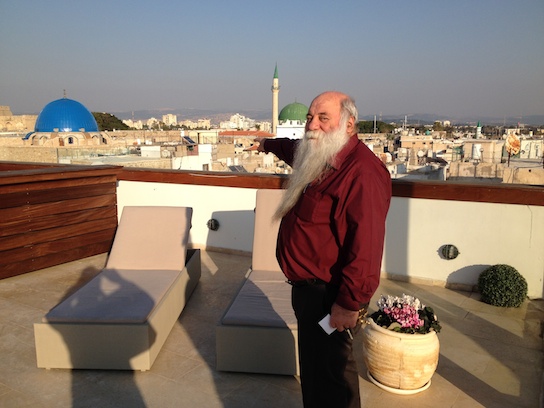 Uri Buri sur la terrasse © GP
