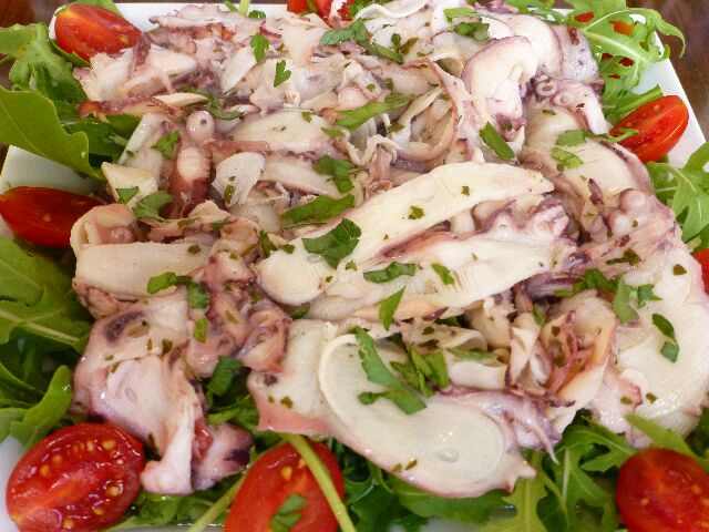 Carpaccio de poulpe © DC