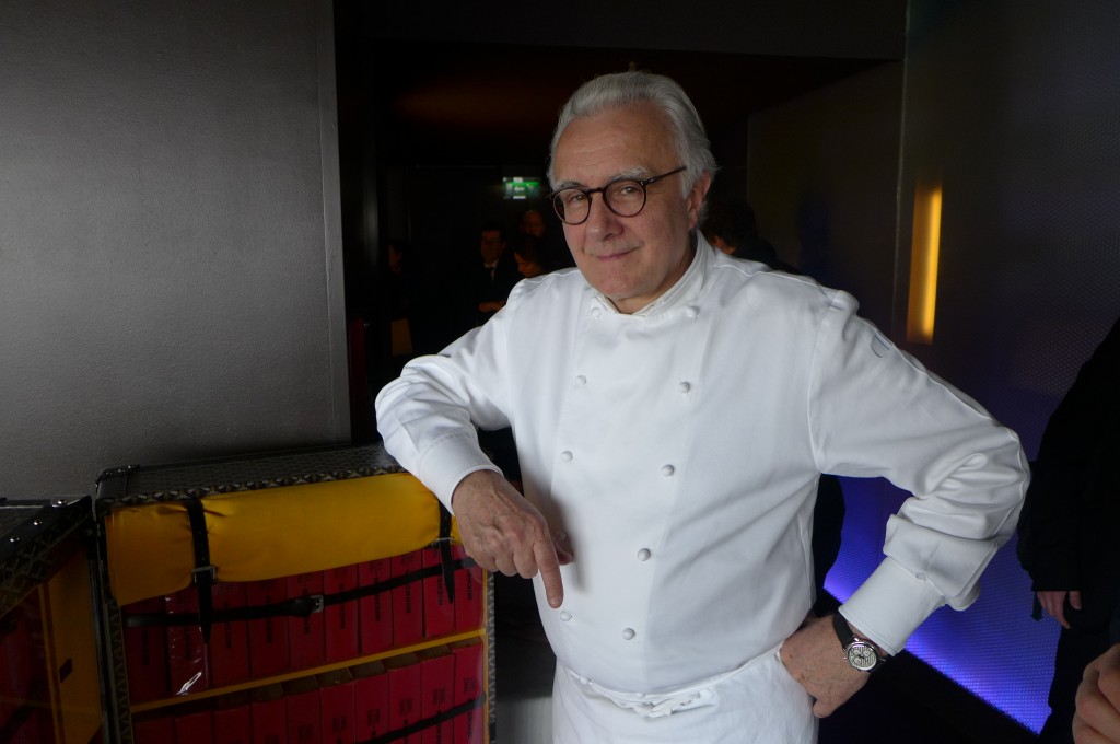 Alain Ducasse et le guide Michelin © GP