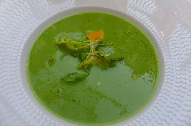 Velouté de petits pois © GP
