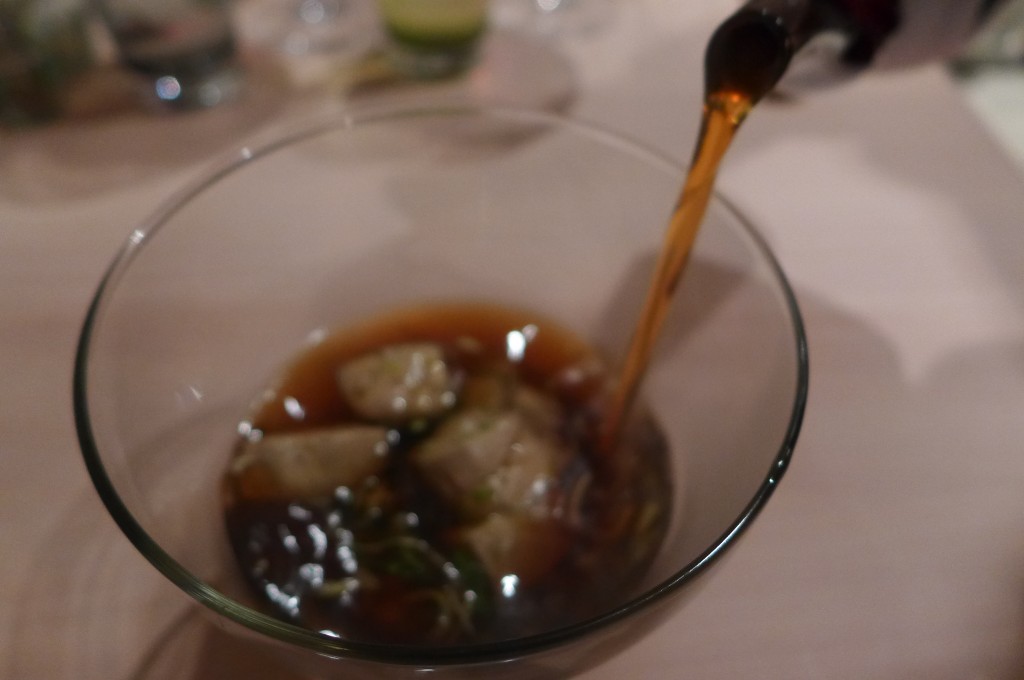 Foie gras et bouillon dashi © GP