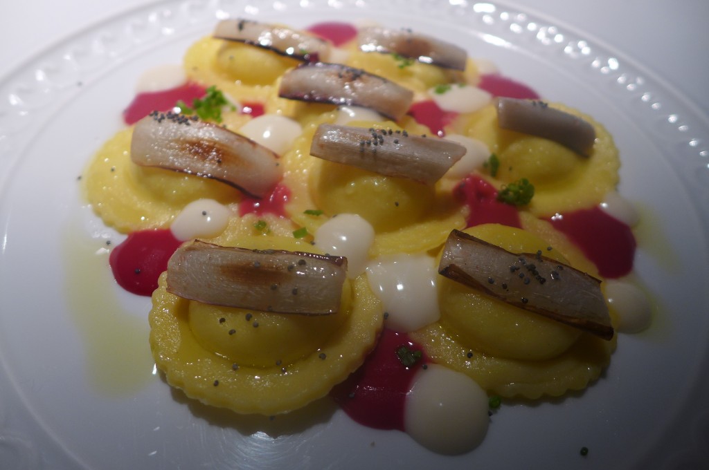 Ravioli au maïs blanc © GP